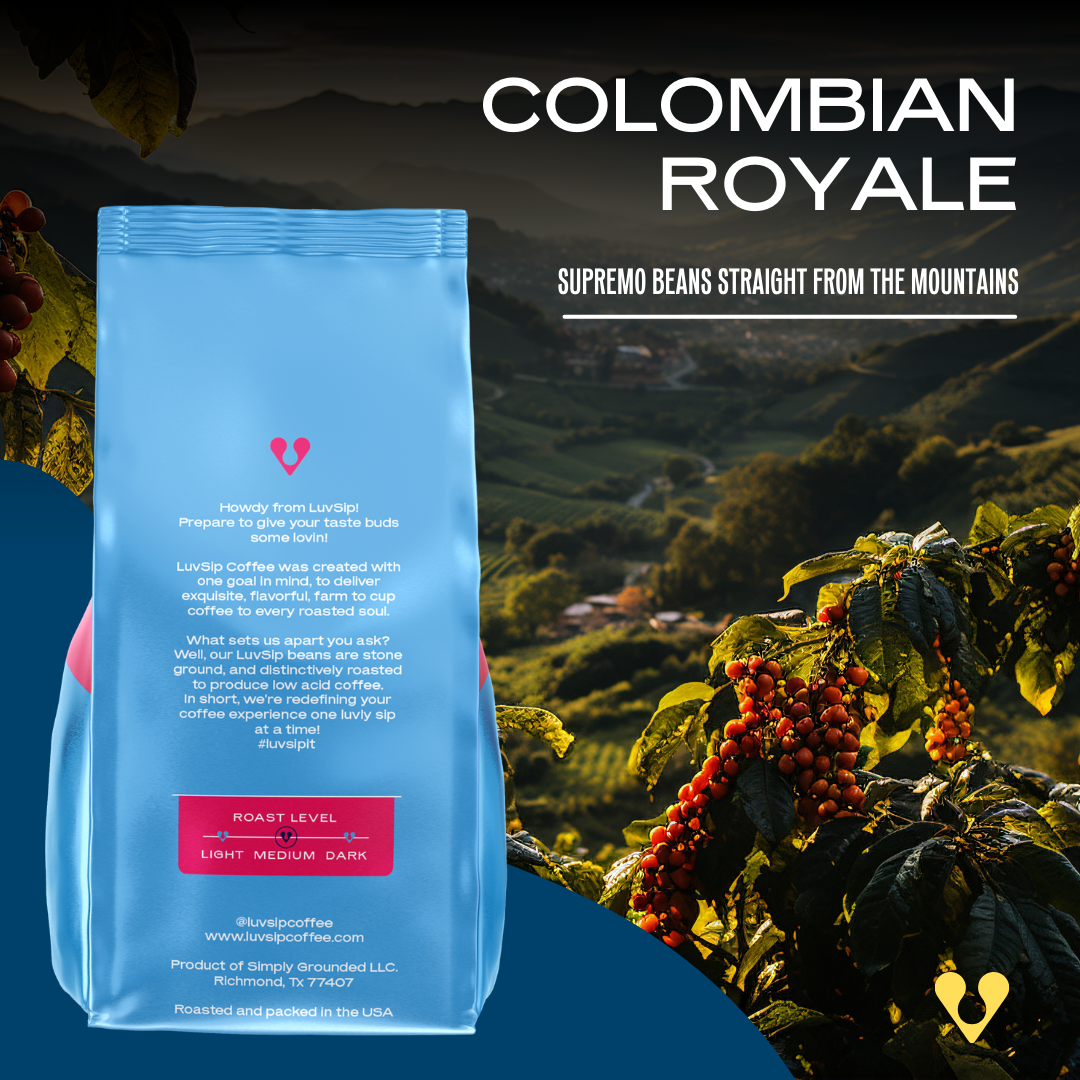 Colombian Royale - Single Origin Low Acid -12oz (340g)