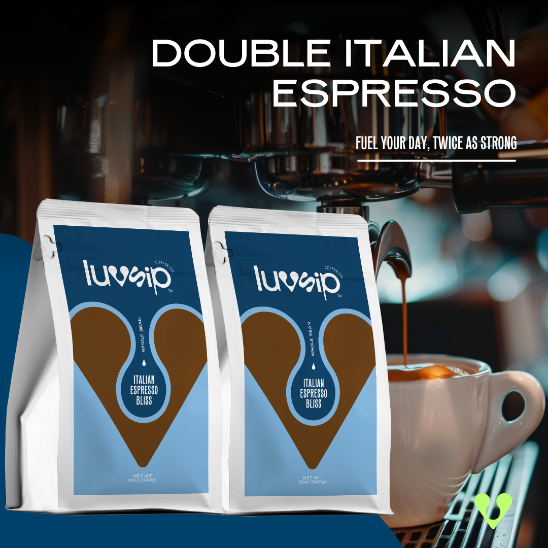 The Espresso Duo Bundle - 2 x 12oz Italian Espresso Bliss
