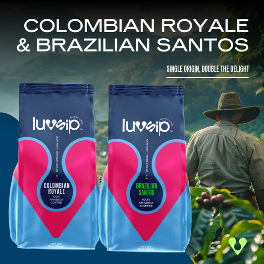 Colombian Royale & Brazilian Santos Bundle -2 x 12oz Bags