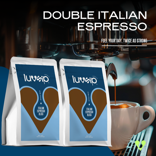 The Espresso Duo Bundle - 2 x 12oz Italian Espresso Bliss